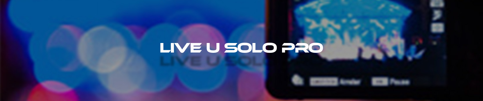 Live U bonded video encoder